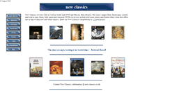 Desktop Screenshot of new-classics.co.uk